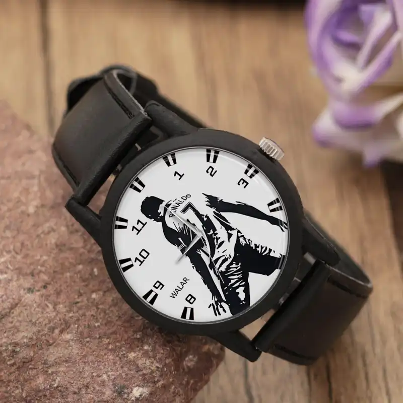 ساعت مچی عقربه ای والار طرح کریستیانو رونالدو کد LF2188