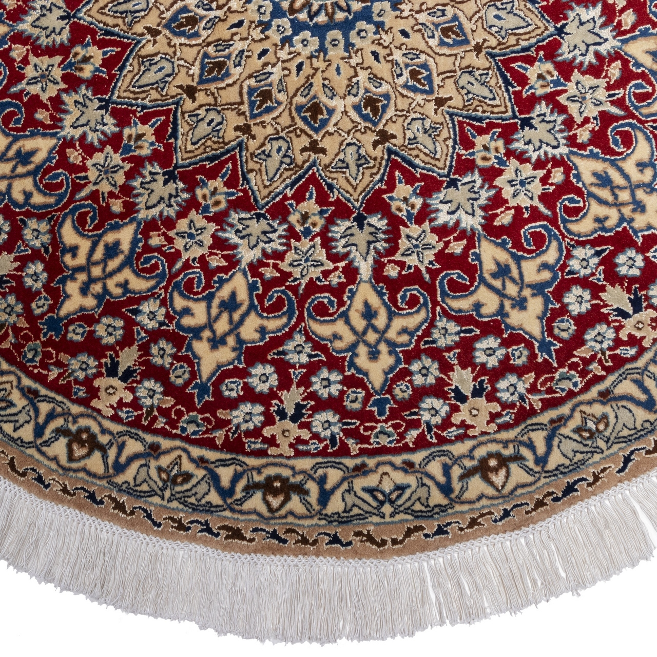 فرش دستباف قدیمی یک متری سی پرشیا کد 174353