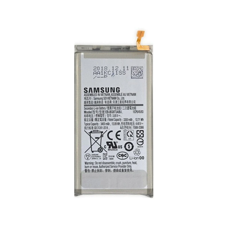 باتری موبایل مدل EB-BG973ABU ظرفیت 3400 میلی امپر ساعت مناسب برای گوشی موبایل سامسونگ Galaxy S10
