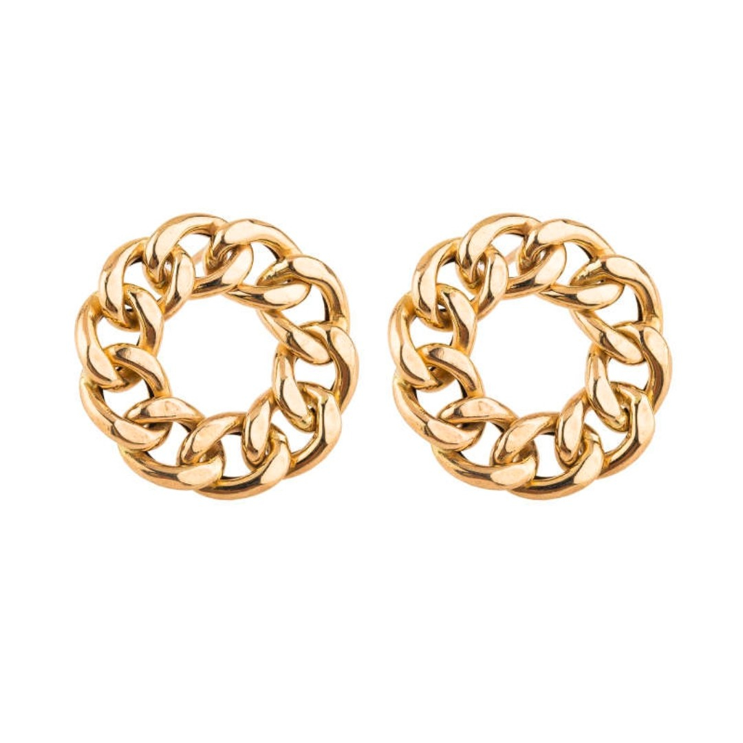 گوشواره طلا ۱۸ عیار زنانه الین گلد گالری مدل 35600gka