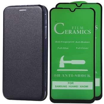 کیف کلاسوری اینفینیتی مدل INFCL2 مناسب برای گوشی موبایل سامسونگ GALAXY A70 به همراه 2 عدد محافظ صفحه نمایش