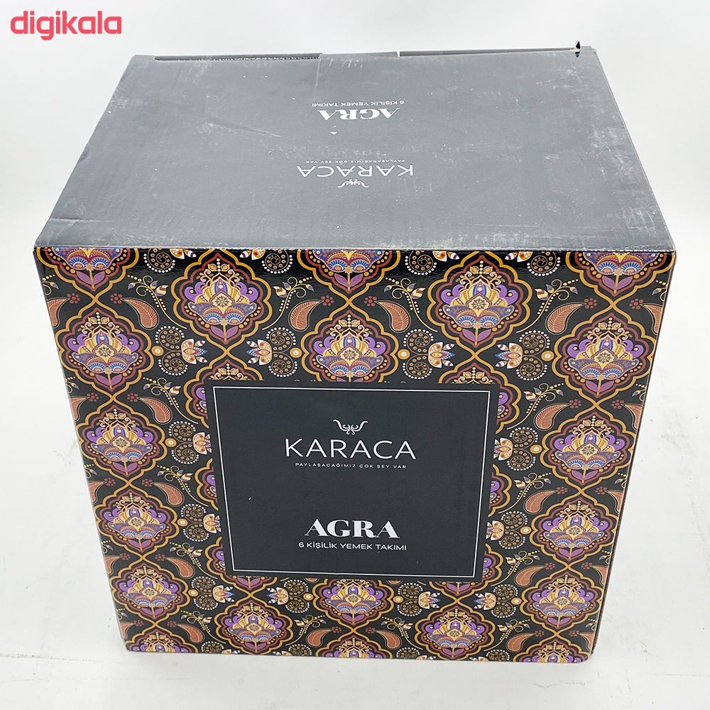 مشخصات قیمت و خرید سرویس غذا خوری 24 پارچه کاراجا مدل Agra دیجی کالا