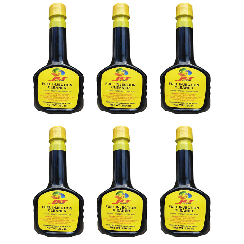 مکمل سوخت خودرو جت مدل 01 حجم 250 میلی لیتر بسته 6 عددی