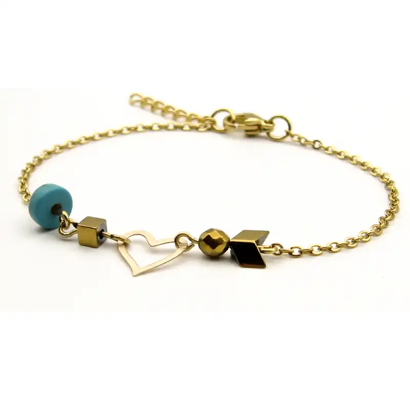 دستبند طلا 18 عیار زنانه مانچو کد bfg168