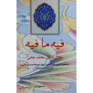 کتاب فیه ما فیه به همراه شرح کامل دشواری ها اثر زینب یزدانی نشر تیرگان