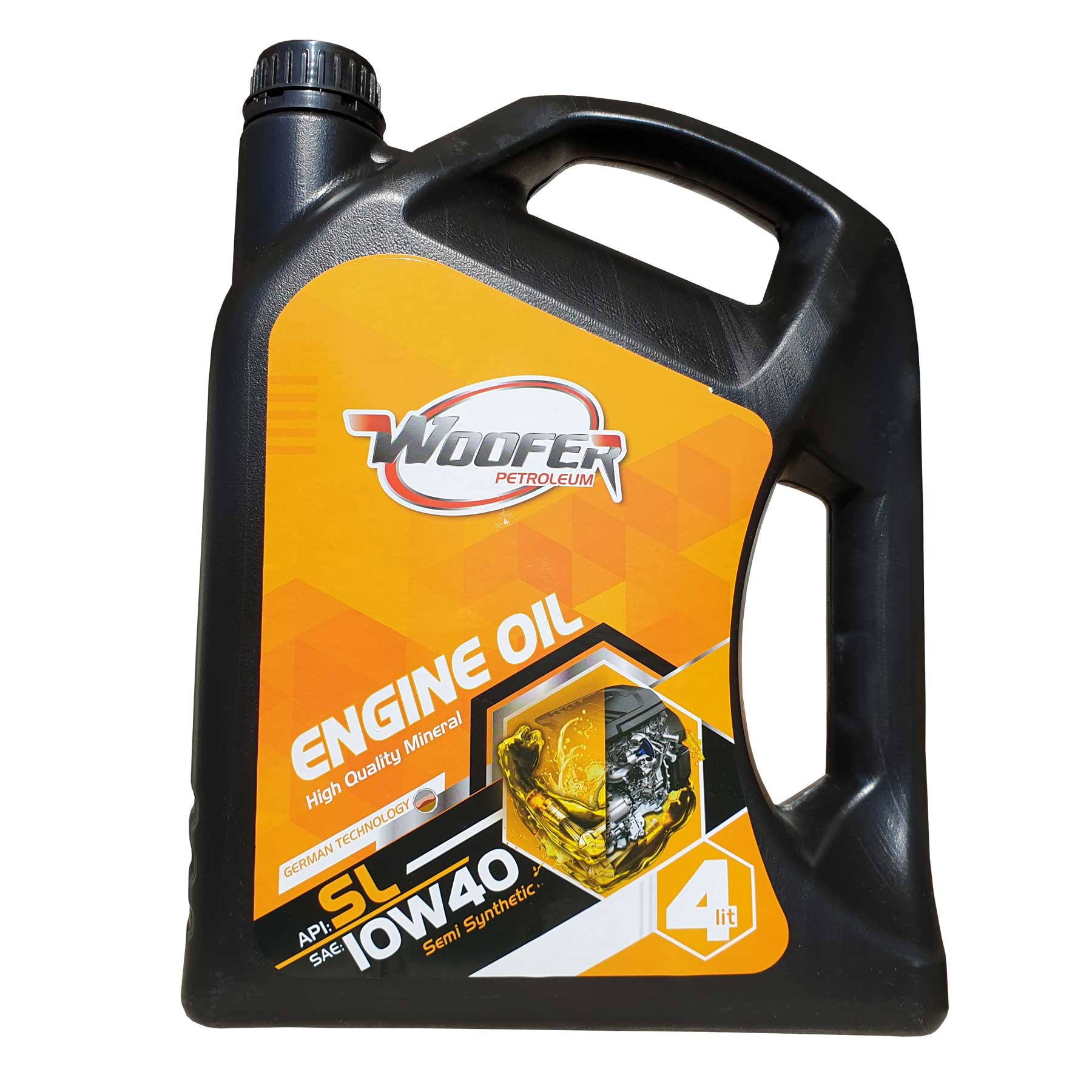  روغن موتور خودرو ووفر مدل  10w-40 SL/CF حجم 4000 میلی لیتر