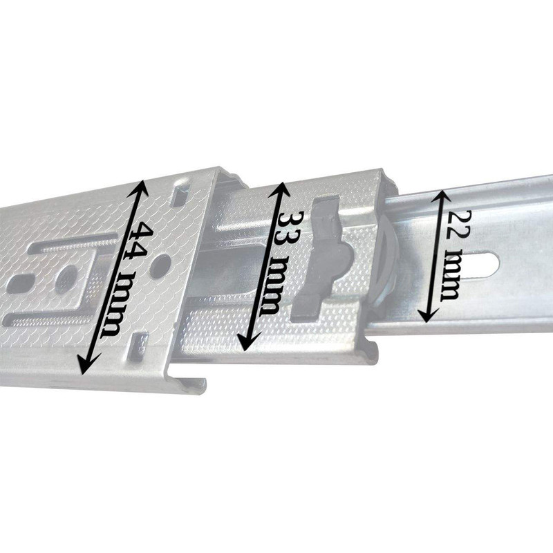 ریل ساچمه ای آرامکس مدل AR40 سایز 40 سانتی متر بسته 2 عددی