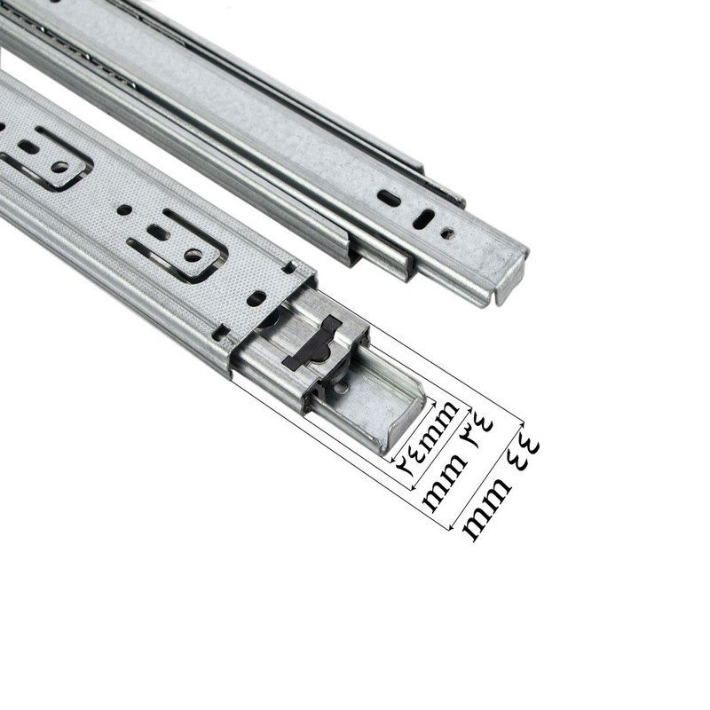 ریل ساچمه ای آرامکس مدل AR40 سایز 40 سانتی متر بسته 2 عددی