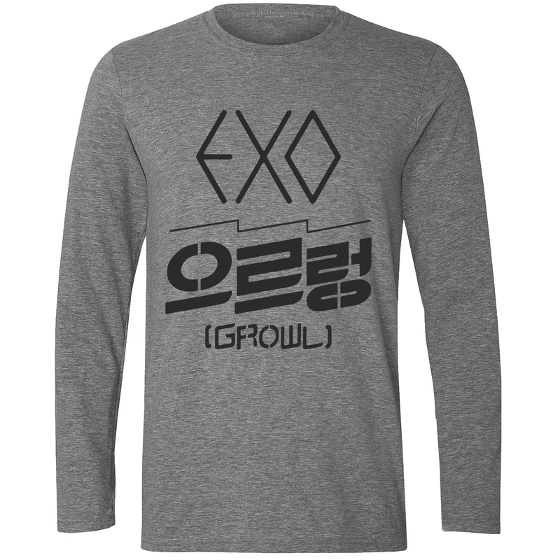 تیشرت آستین بلند مردانه طرح exo کد F251