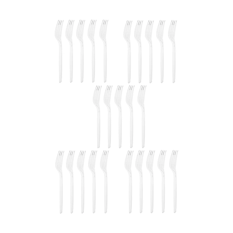 چنگال یکبار مصرف پیکنیک مدل MR14 بسته 25 عددی