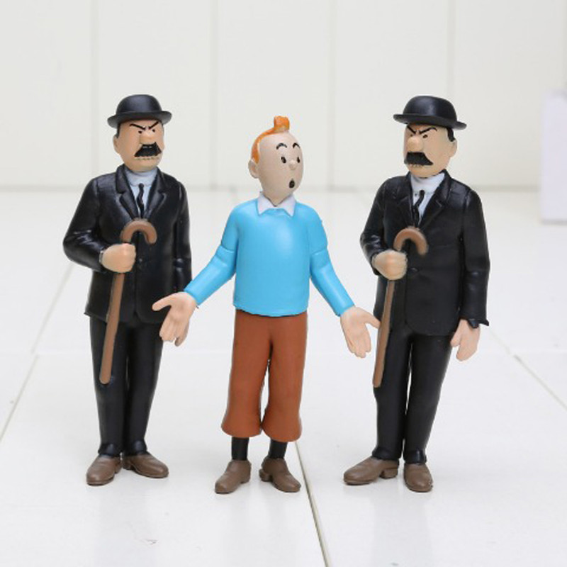 اکشن فیگور طرح تن تن کد 7-2039 بسته 6 عددی