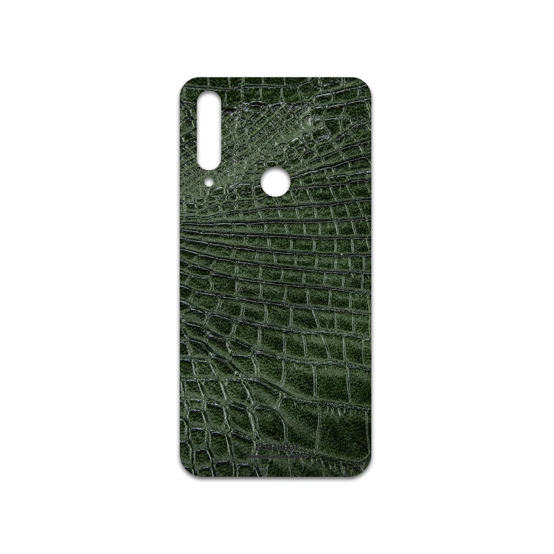 برچسب پوششی ماهوت مدل Green-Crocodile-Leather مناسب برای گوشی موبایل آنر 9X