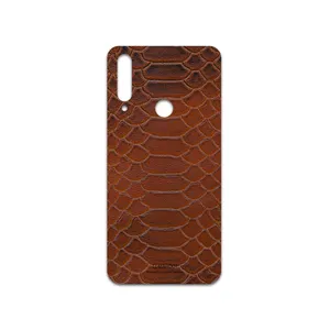MAHOOT Brown-Snake-Leather Cover Sticker for Honor 9X