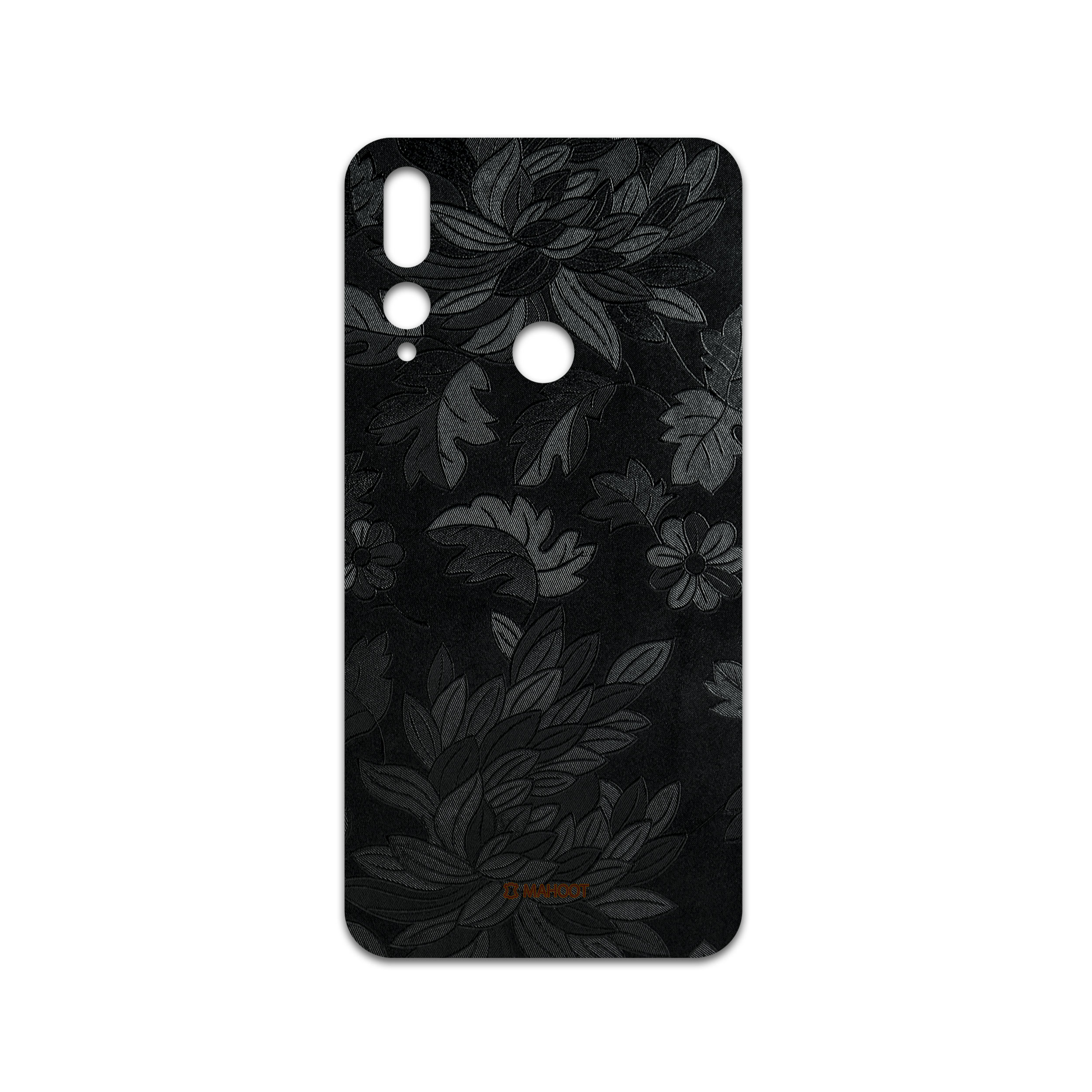 برچسب پوششی ماهوت مدل Black-Wildflower مناسب برای گوشی موبایل هوآوی Y9 Prime 2019