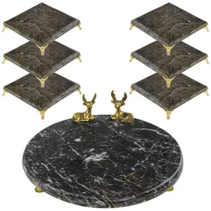 مجموعه ظروف هفت سین ۷ پارچه مدل فرشته کد ۰۰۱