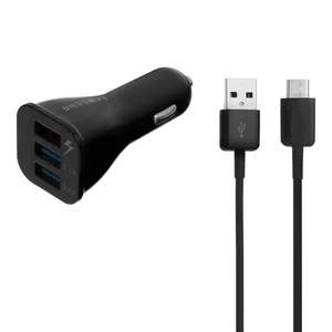 شارژر فندکی مدل samp3 به همراه کابل تبدیل USB-C
