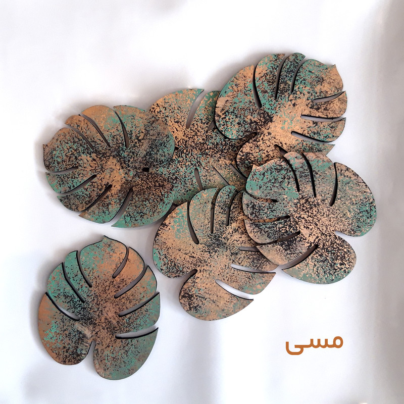 زیرلیوانی طرح برگ مدل Z08