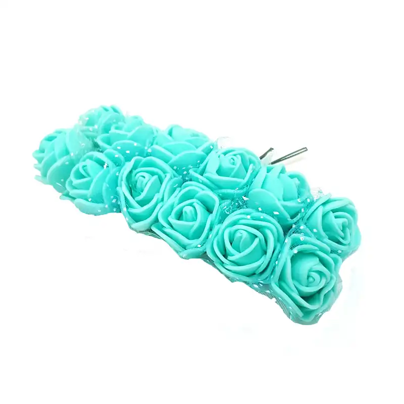 گل مصنوعی مدل رز بسته 12 عددی