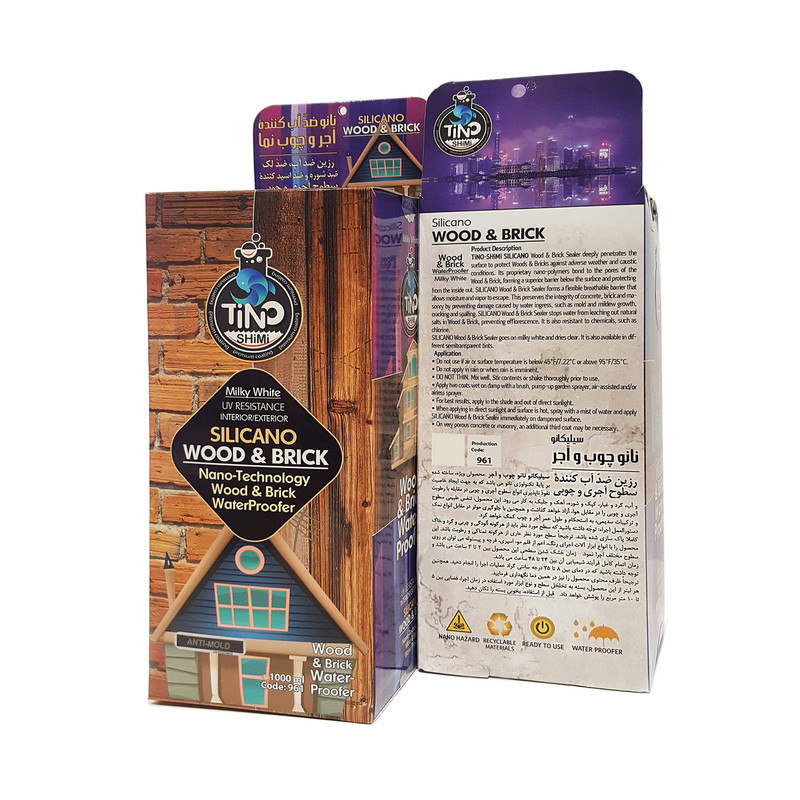 محلول ضدآب کننده سطوح تینو مدل سیلیکانو 961 حجم 1000 میلی لیتر