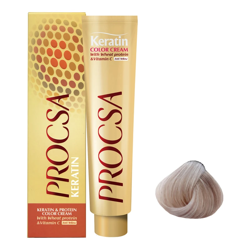 رنگ مو پروکسا سری Fantasy شماره F19 حجم 100 میلی لیتر رنگ نقره ای