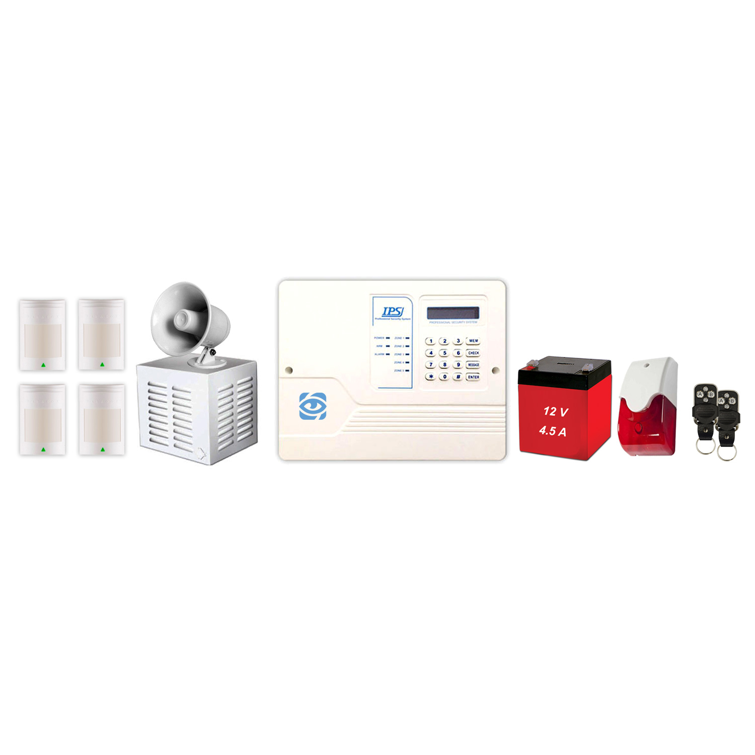 سیستم امنیتی دزدگیر اماکن آی پی اس مدل Cheshm4PA04