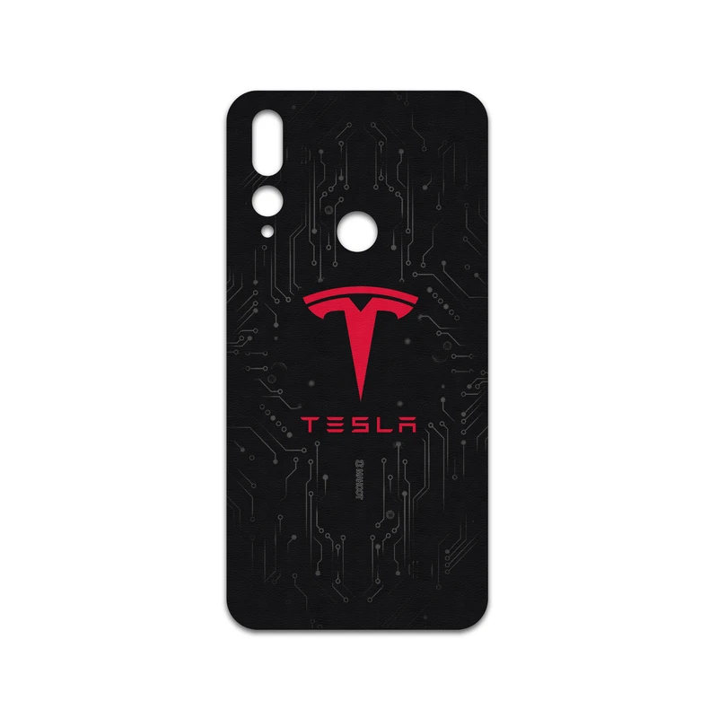 برچسب پوششی ماهوت مدل TESLA-Motors مناسب برای گوشی موبایل هوآوی Y9 Prime 2019