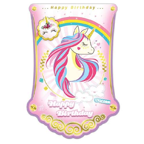 ریسه تولد طرح اسب تک شاخ کد tak01