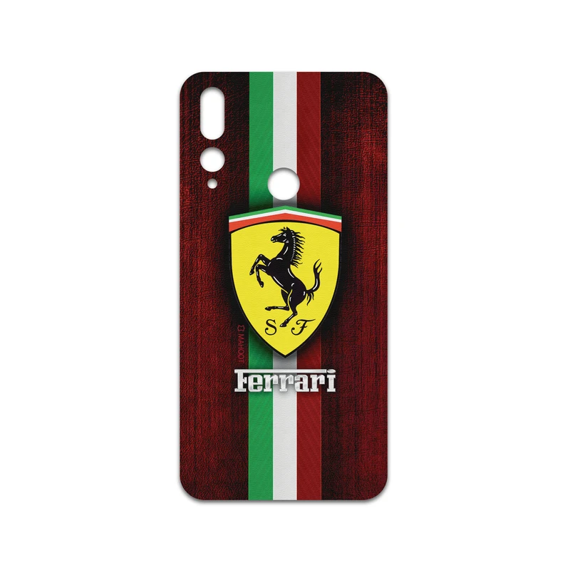 برچسب پوششی ماهوت مدل Ferrari مناسب برای گوشی موبایل هوآوی Y9 Prime 2019