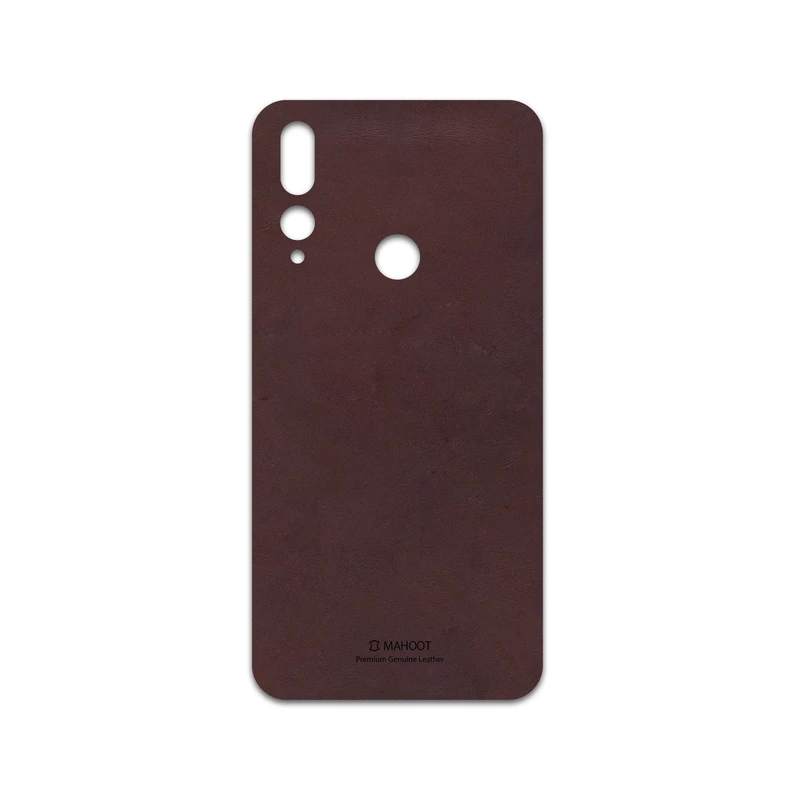 برچسب پوششی ماهوت مدل Matte-Dark-Brown-Leather مناسب برای گوشی موبایل هوآوی Y9 Prime 2019