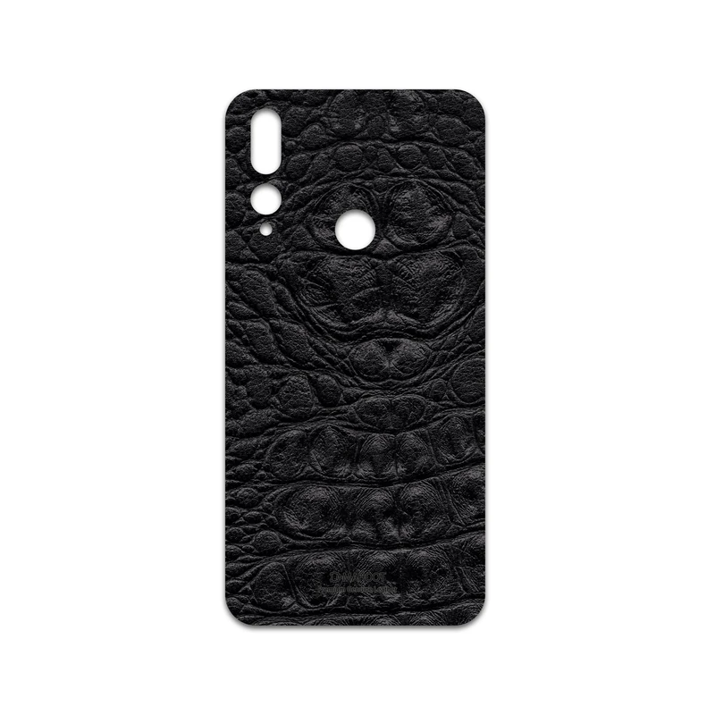 برچسب پوششی ماهوت مدل Black-Crocodile-Leather مناسب برای گوشی موبایل هوآوی Y9 Prime 2019