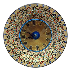ساعت دیواری سفالی کد 6602