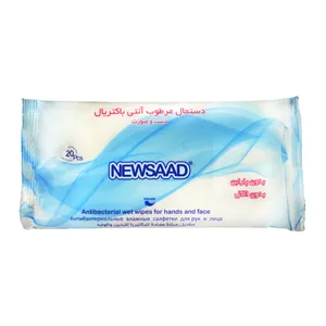 دستمال مرطوب نیوساد مدل 20abs بسته 20 عددی