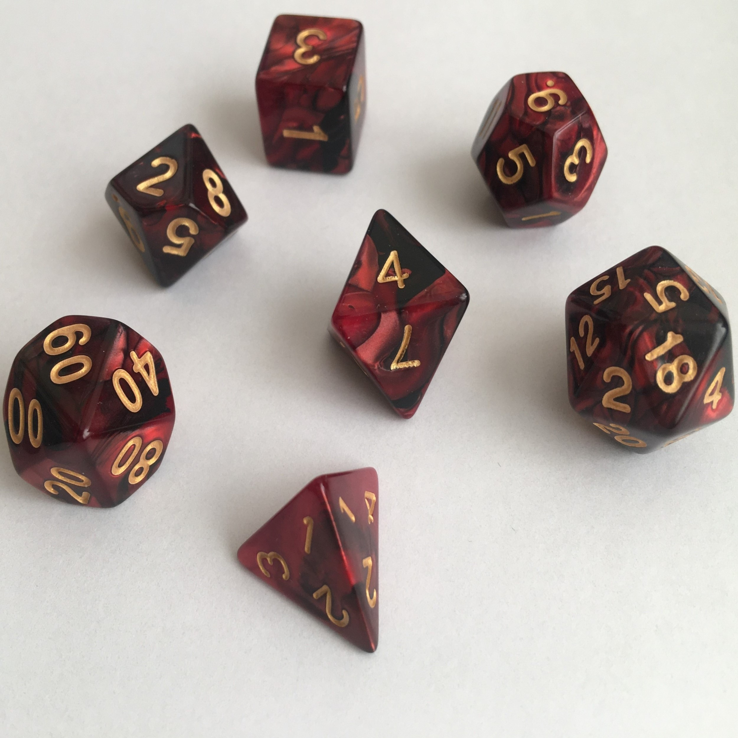 تاس مدل 01 مجموعه 7 عددی