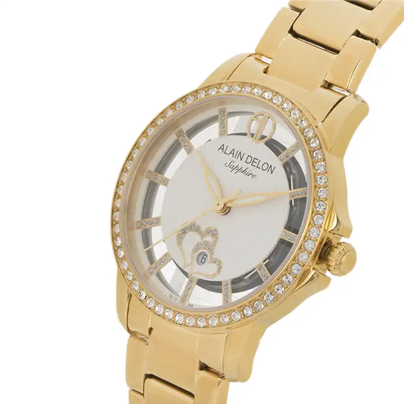 ساعت مچی عقربه ای زنانه آلن دلون کد AD398-2217