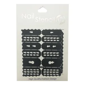 شابلون طراحی ناخن نیل استنسیل کد 0010