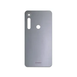 MAHOOT Matte-Silver Cover Sticker for Motorola One Macro