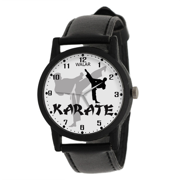 ساعت مچی عقربه ای مردانه والار طرح کاراته کد LF2206