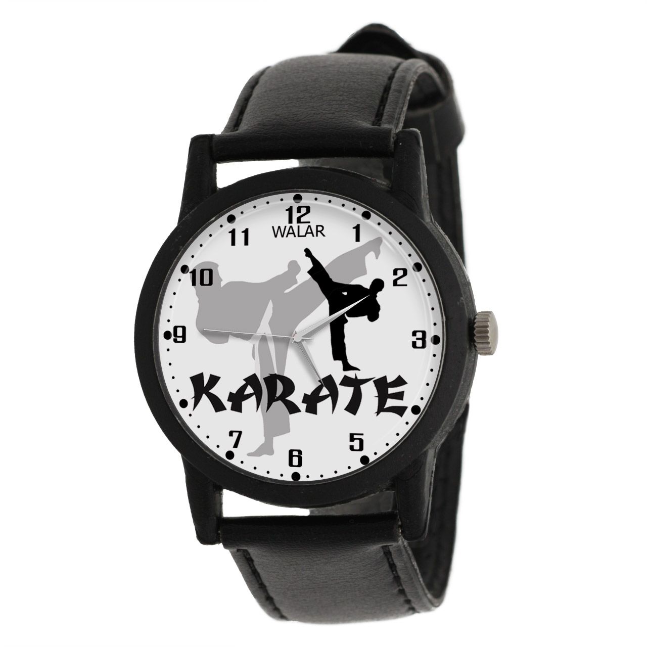 ساعت مچی عقربه ای مردانه والار طرح کاراته کد LF2206 -  - 1