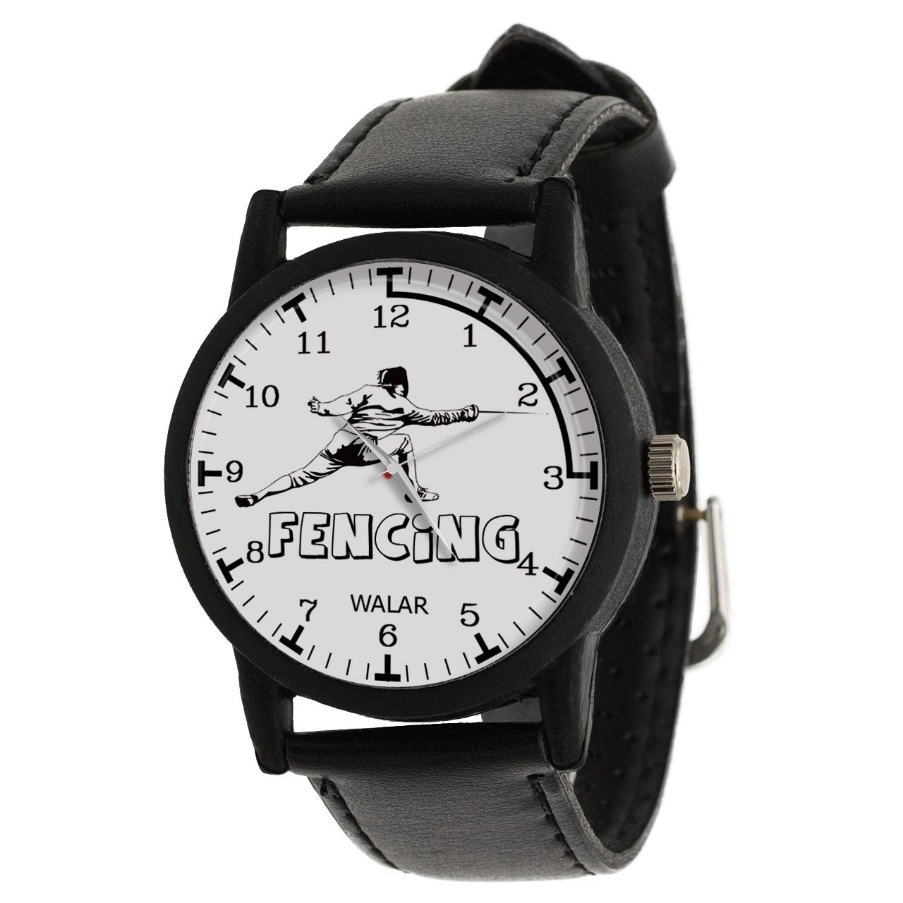 ساعت مچی عقربه ای والار طرح شمشیر بازی کد LF2213 -  - 1