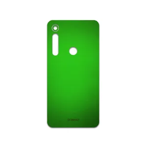 MAHOOT Metallic-Green Cover Sticker for Motorola One Macro