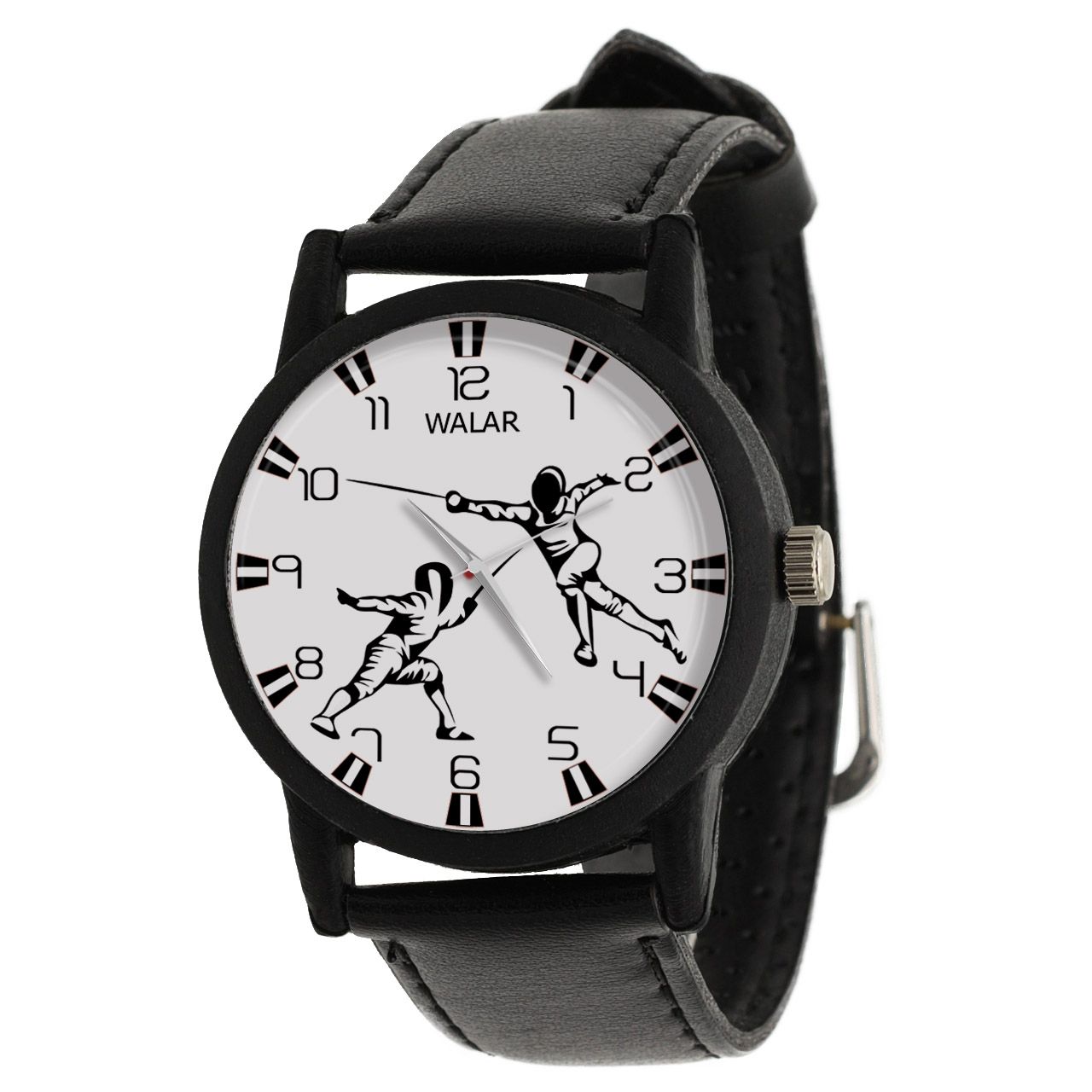 ساعت مچی عقربه ای والار طرح شمشیر بازی کد LF2214 -  - 1