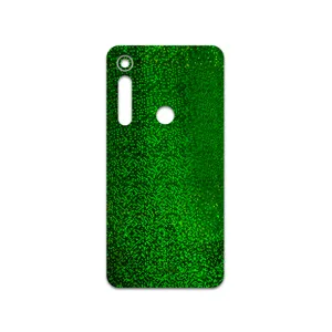 MAHOOT Green-Holographic Cover Sticker for Motorola One Macro