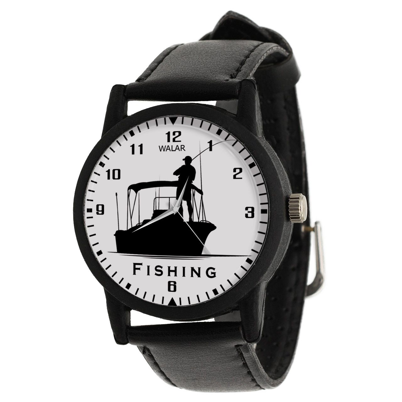 ساعت مچی عقربه ای زنانه و مردانه والار طرح ماهیگیری کد LF2236 -  - 1
