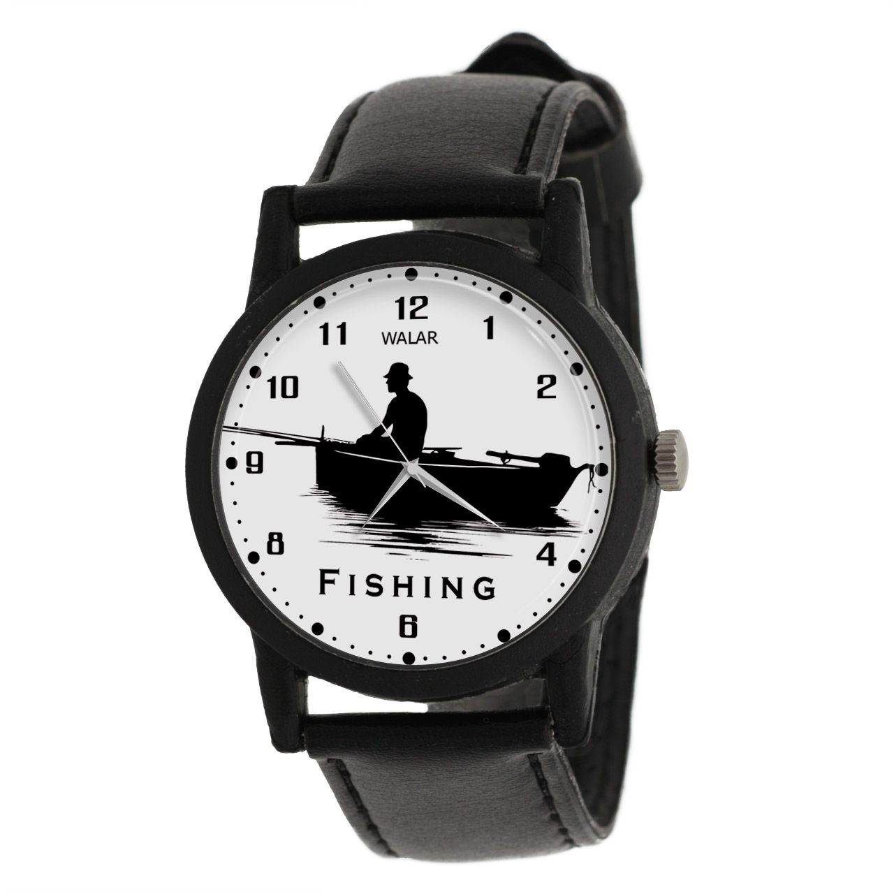 ساعت مچی عقربه ای مردانه والار طرح ماهی‌گیری کد LF2237 -  - 1
