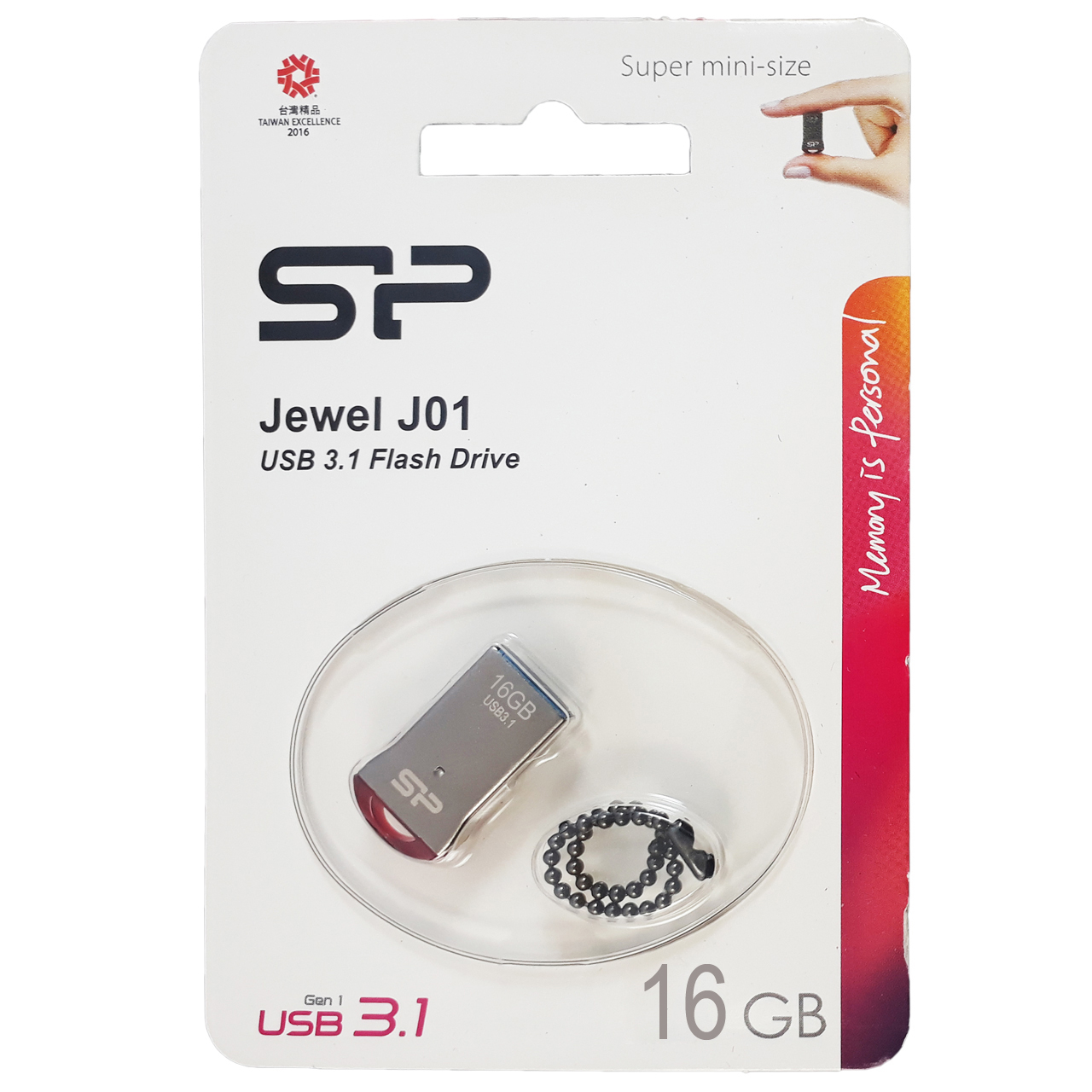 فلش مموری سیلیکون پاور مدل Jewel J01 ظرفیت 16 گیگابایت