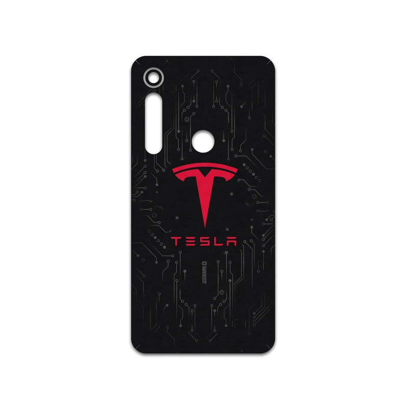 برچسب پوششی ماهوت مدل TESLA-Motors مناسب برای گوشی موبایل موتورولا One Macro