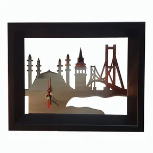 ساعت رومیزی روشا طرح استانبول کد 01