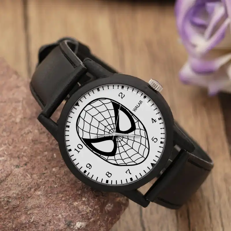 ساعت مچی عقربه ای زنانه و مردانه  والار طرح اسپایدرمن کد LF2260