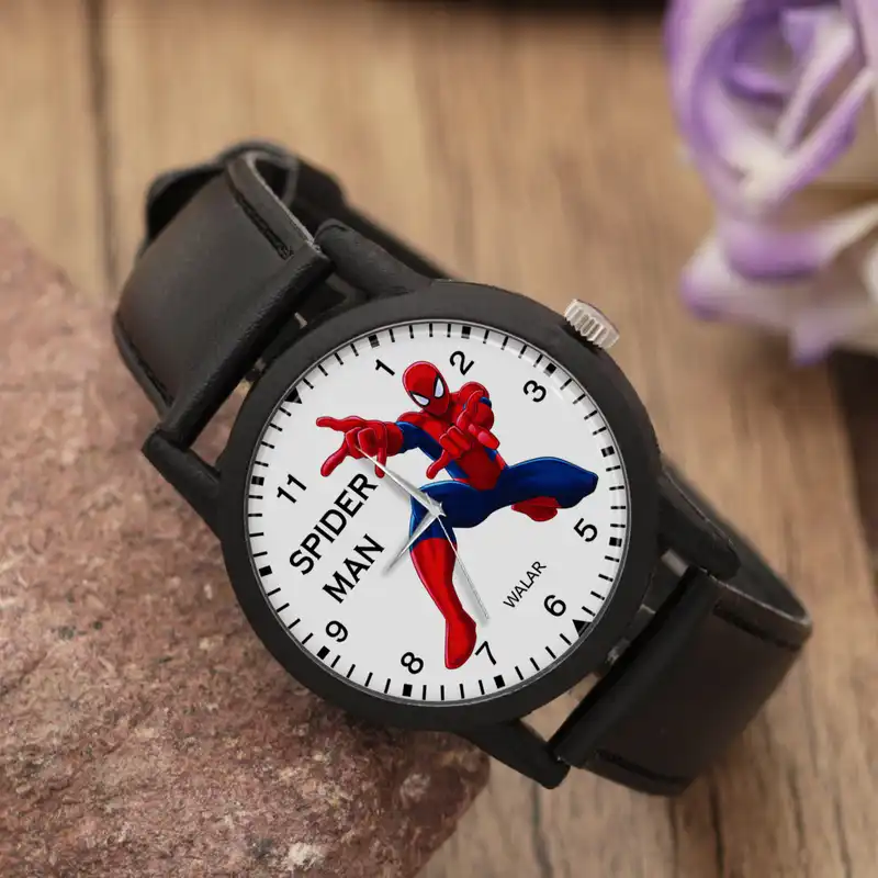 ساعت مچی عقربه ای والار طرح اسپایدرمن کد LF2265