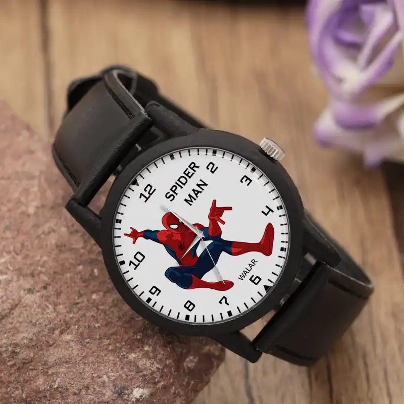 ساعت مچی عقربه ای والار طرح اسپایدرمن کد LF2266